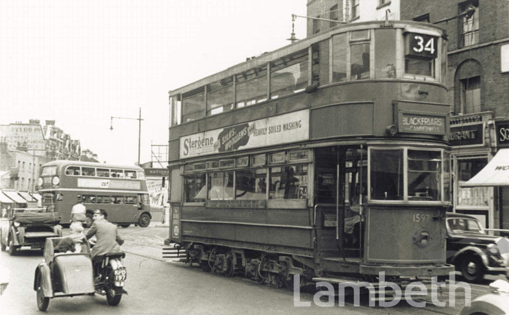 TRAM, CLAPHAM COMMON SOUTH SIDE