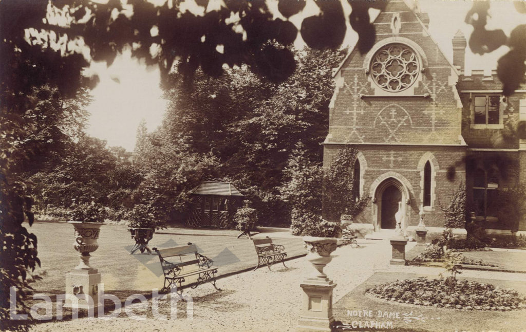 GARDEN, NOTRE DAME CONVENT, CLAPHAM