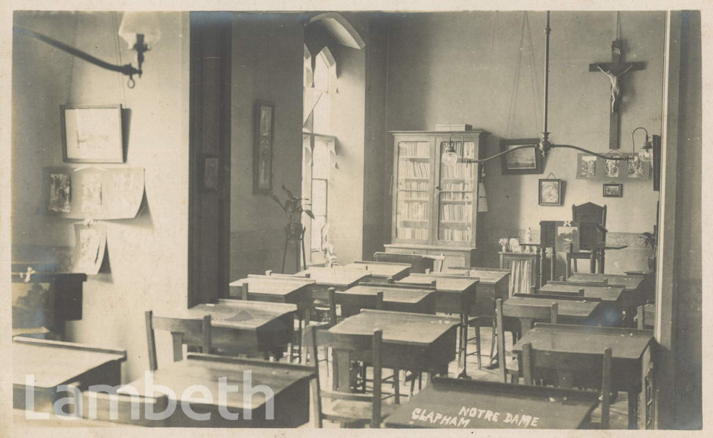 CLASSROOM, NOTRE DAME CONVENT, CLAPHAM