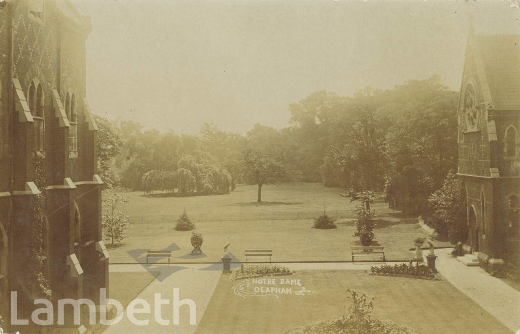 GARDEN, NOTRE DAME CONVENT, CLAPHAM