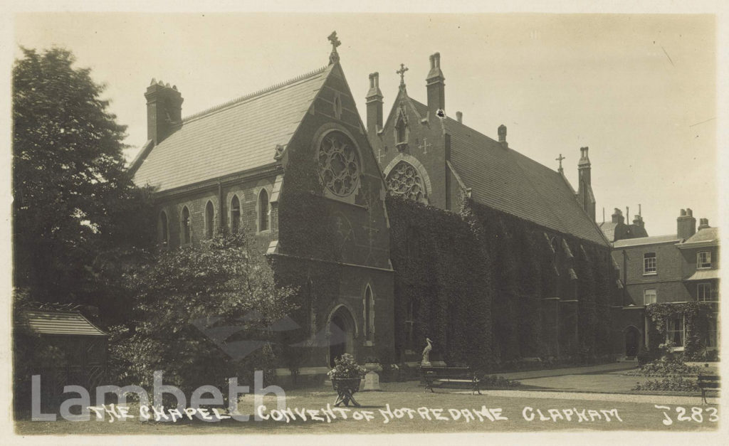 THE CHAPEL, NOTRE DAME CONVENT, CLAPHAM