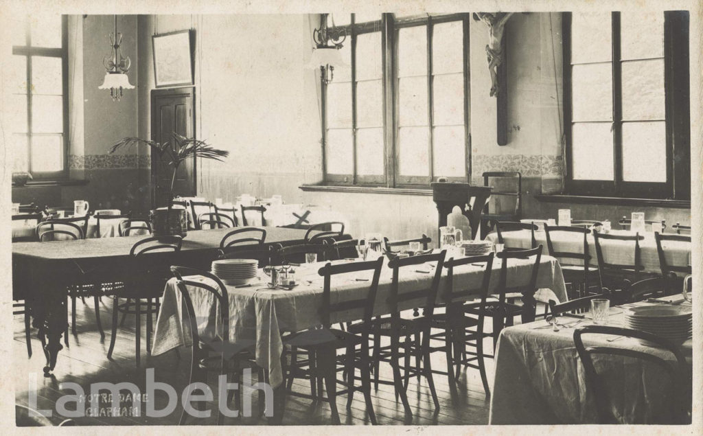 DINING ROOM, NOTRE DAME CONVENT, SOUTH SIDE, CLAPHAM