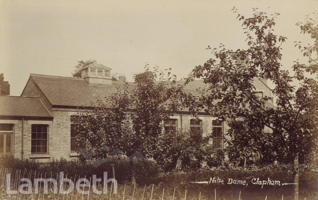 ORCHARD, NOTRE DAME CONVENT, SOUTH SIDE, CLAPHAM