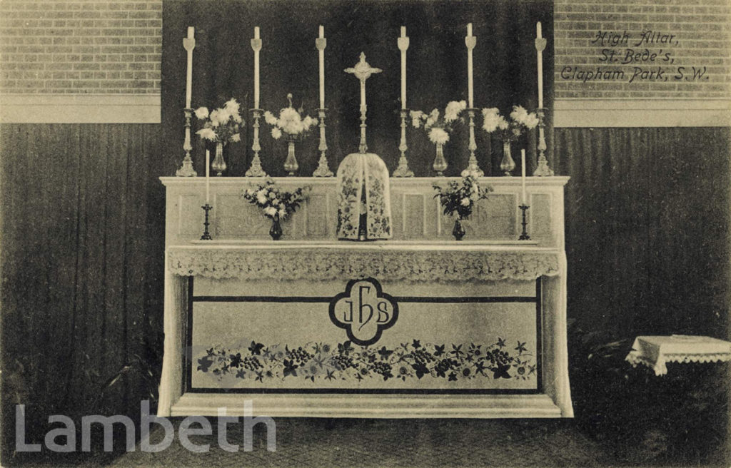 ST BEDE’S CHAPEL, THORNTON ROAD, CLAPHAM PARK