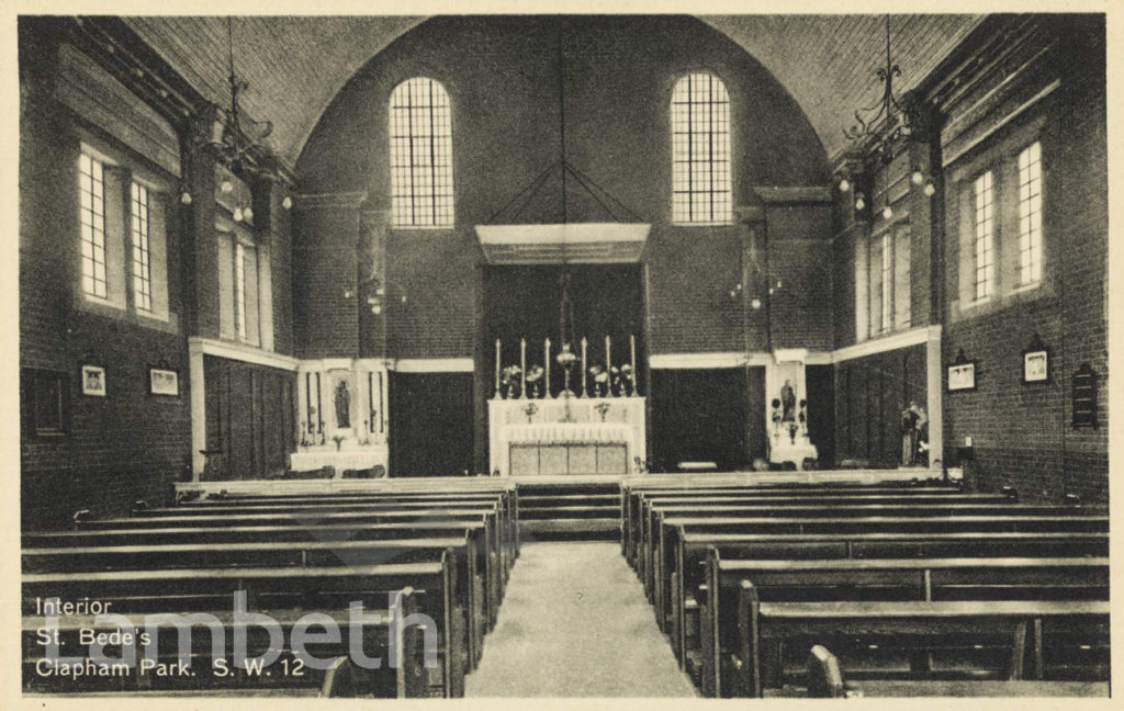 ST BEDE’S CHAPEL, THORNTON ROAD, CLAPHAM PARK