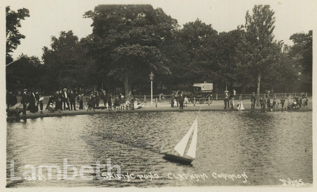 SAILING POND, CLAPHAM COMMON