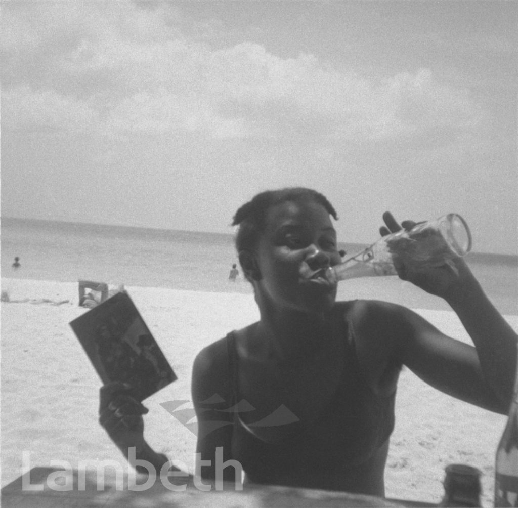 OLIVE MORRIS ON HOLIDAY, JAMAICA