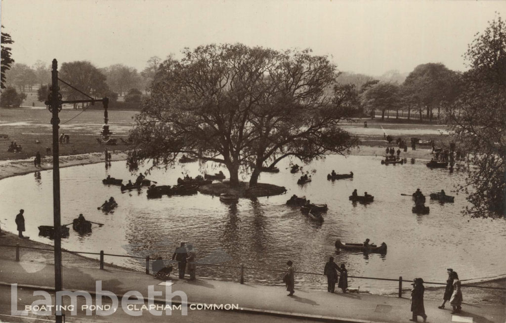 BOATING POND, CLAPHAM COMMON