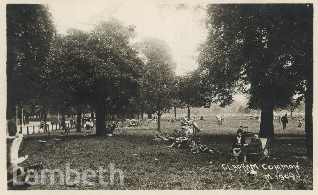 DECK CHAIRS ON CLAPHAM COMMON