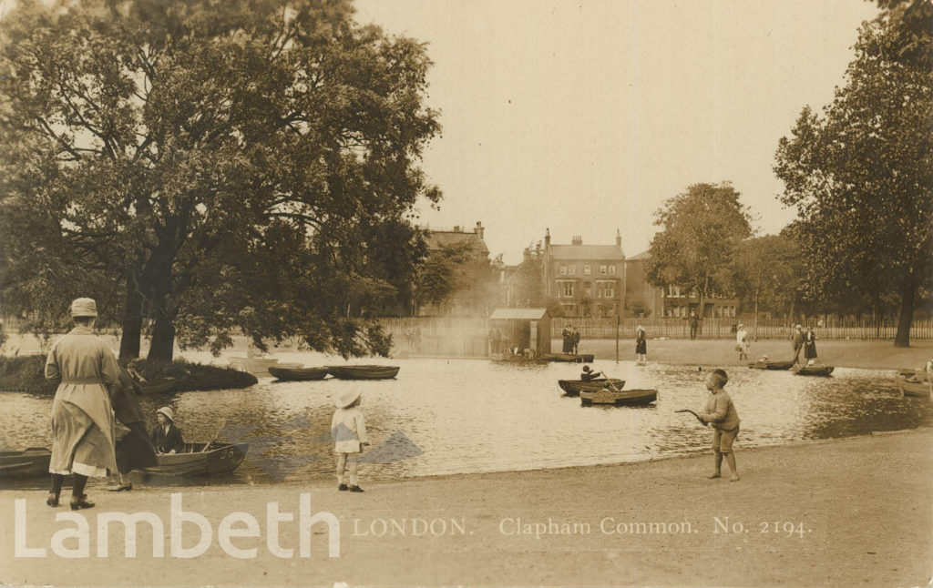 BOATING POND, CLAPHAM COMMON