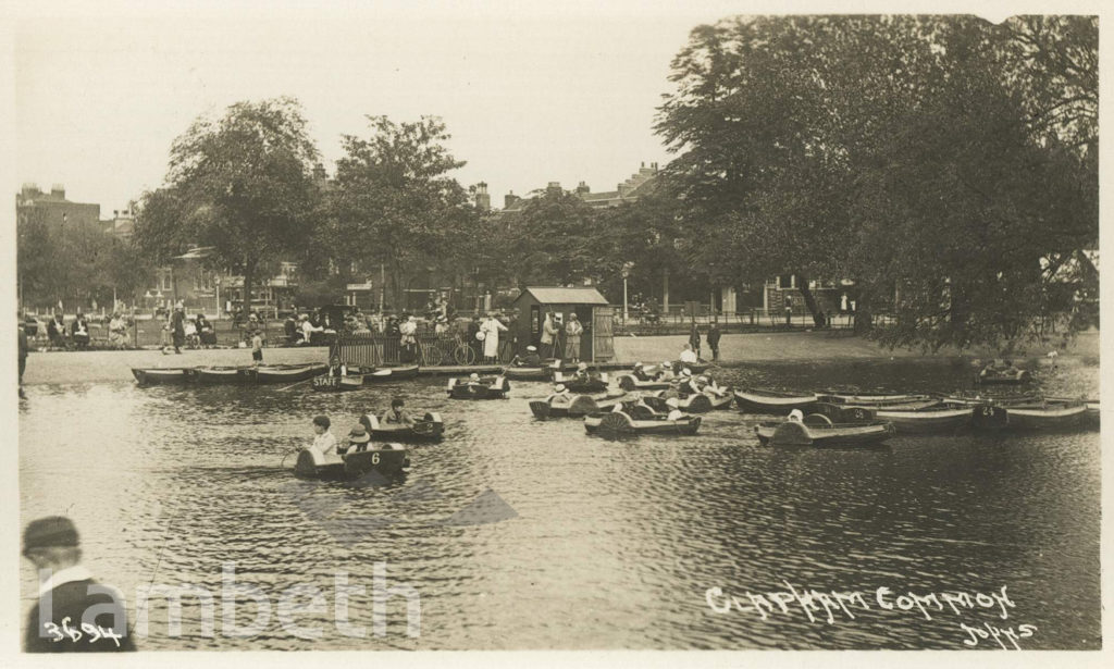 BOATING POND, CLAPHAM COMMON