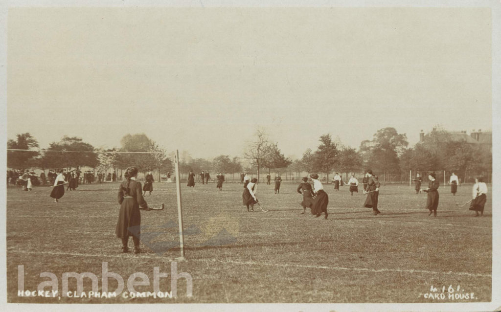 WOMEN’S HOCKEY MATCH, CLAPHAM COMMON