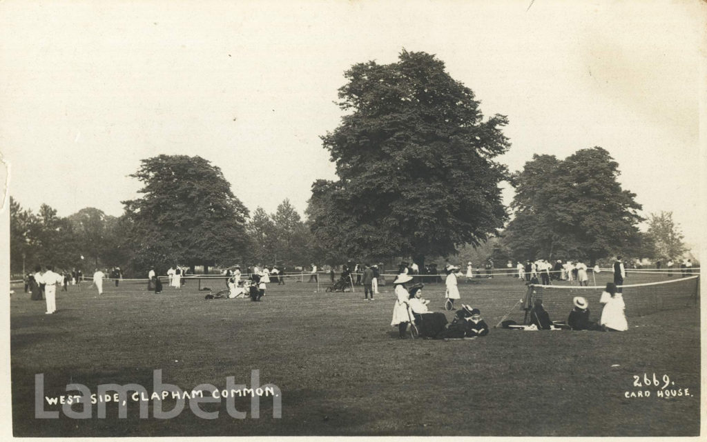 TENNIS, WEST SIDE, CLAPHAM COMMON