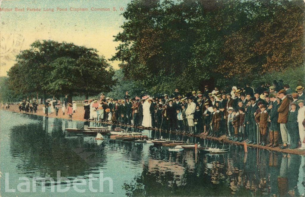 BOAT PARADE, LONG POND, CLAPHAM COMMON