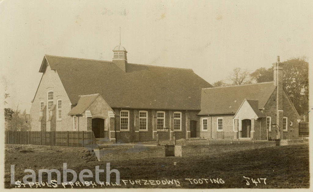 ST PAUL’S PARISH HALL, WELHAM ROAD, TOOTING