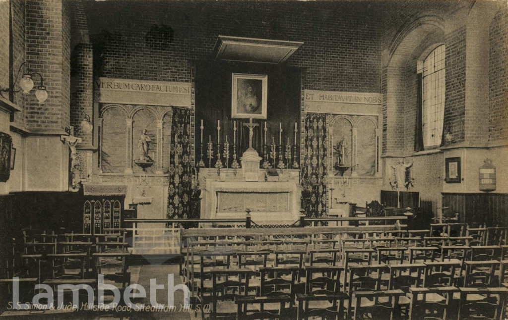 ST SIMON’S & ST JUDE’S CHURCH, HILLSIDE ROAD, STREATHAM HILL