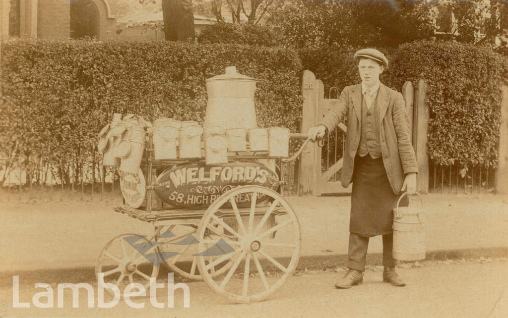 MILKMAN, WELFORD’S SURREY DAIRIES, STREATHAM