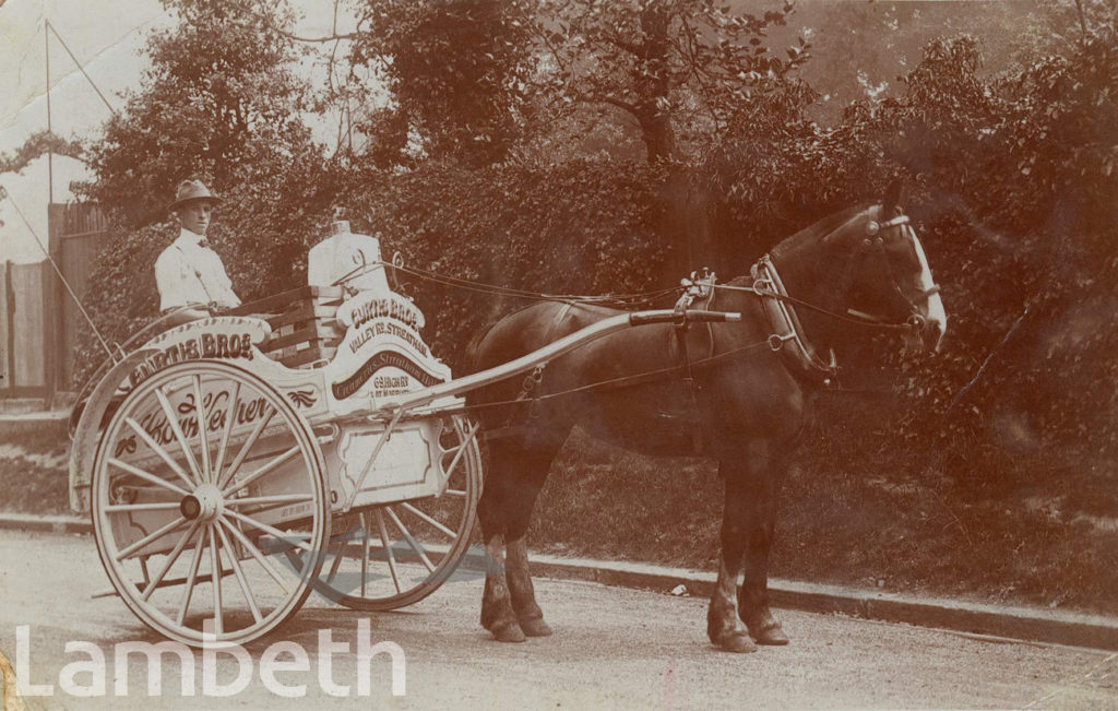 MILKMAN & WAGON, CURTIS DAIRIES, VALLEY ROAD, STREATHAM