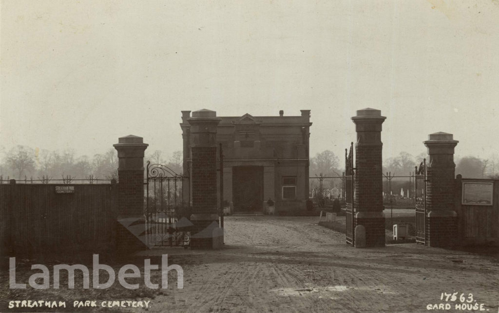 STREATHAM PARK CEMETERY, ROMAN ROAD, STREATHAM VALE