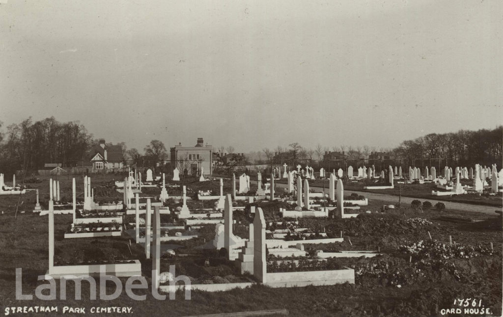 STREATHAM PARK CEMETERY, ROMAN ROAD, STREATHAM VALE