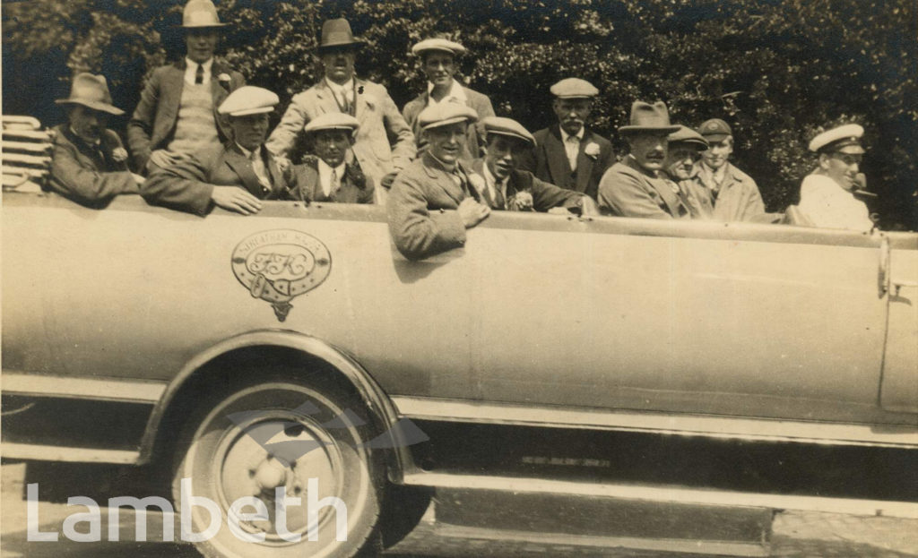 CHARABANC FROM F.K., STREATHAM