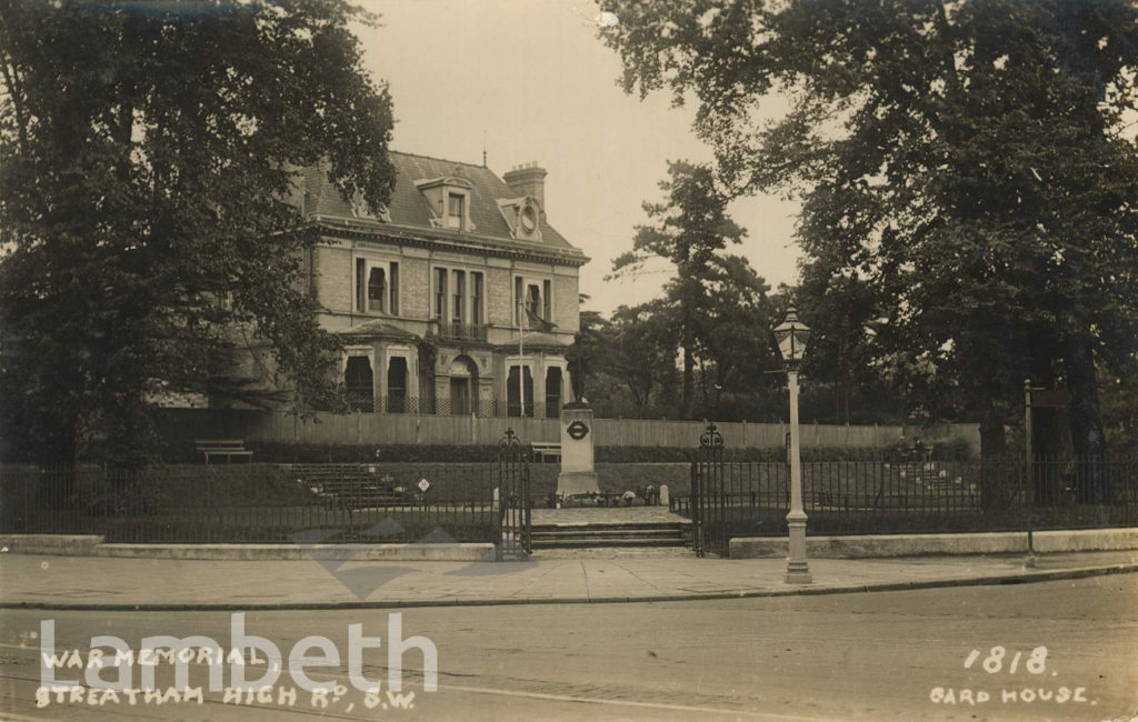 STREATHAM WAR MEMORIAL, STREATHAM HIGH ROAD