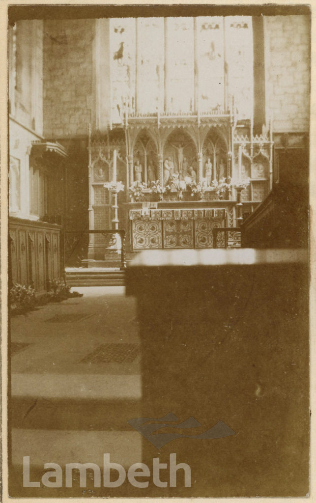 INTERIOR, ST MARY-A-LAMBETH