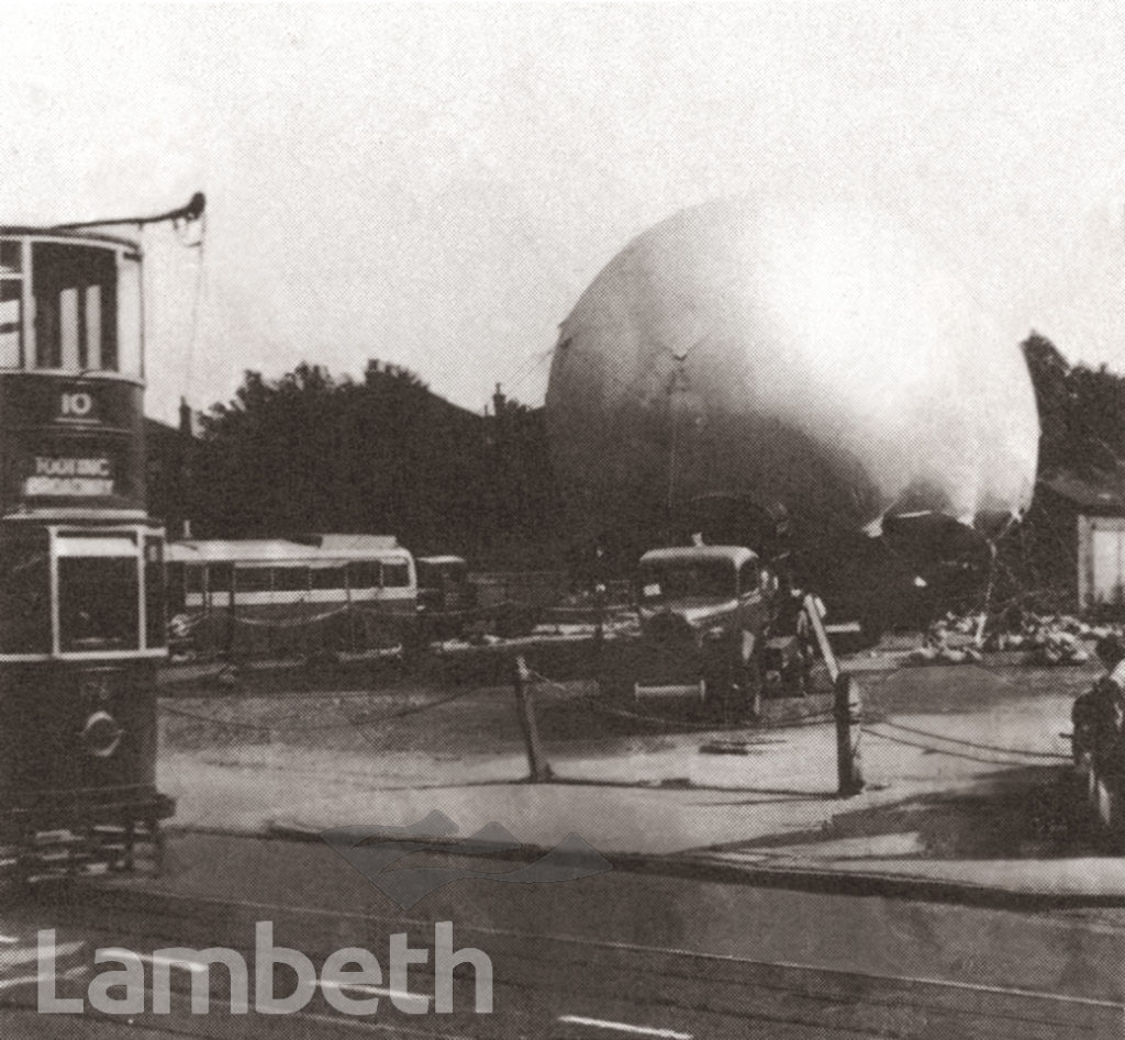 WWII BARRAGE BALLOON SITE, BRIXTON ROAD, BRIXTON NORTH