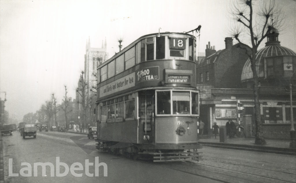 TRAM ON KENNINGTON PARK ROAD