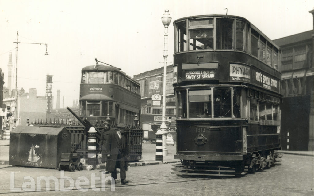 TRAM STOP, VAUXHALL CROSS