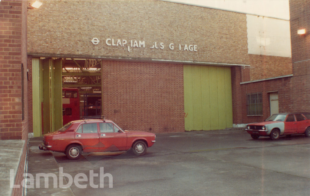 CLAPHAM BUS GARAGE, CLAPHAM HIGH STREET, CLAPHAM