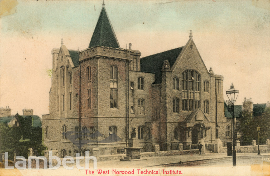 WEST NORWOOD TECHNICAL INSTITUTE, CHAPEL ROAD, WEST NORWOOD