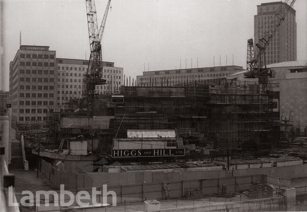 CONSTRUCTION OF QUEEN ELIZABETH HALL, SOUTHBANK