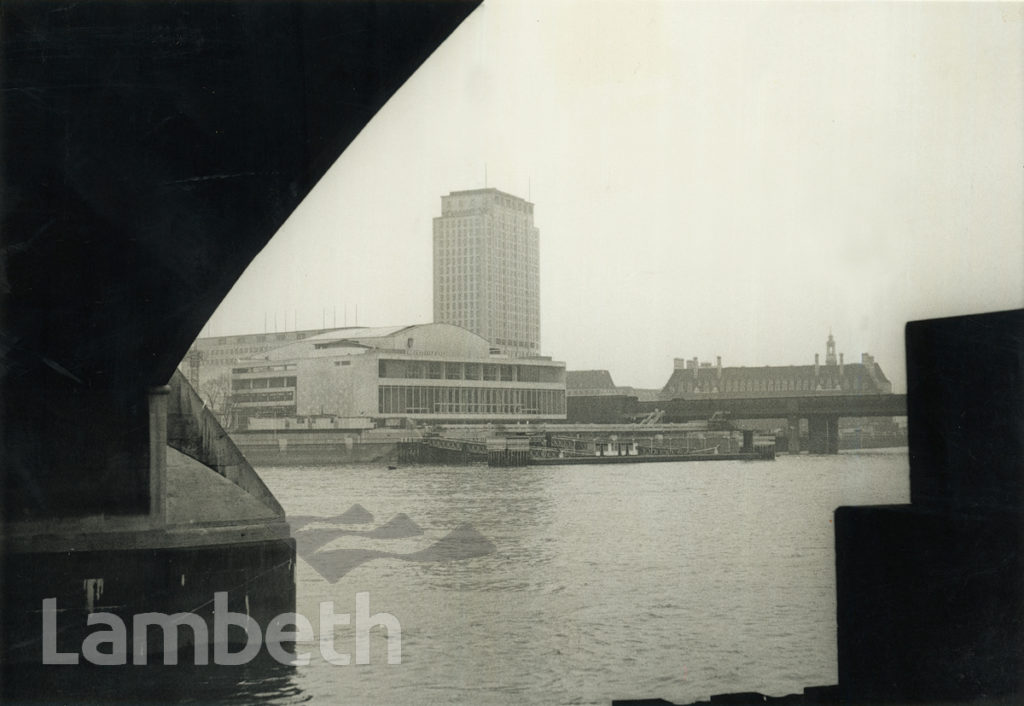 SOUTHBANK VIEW FROM WATERLOO BRIDGE NORTH SIDE