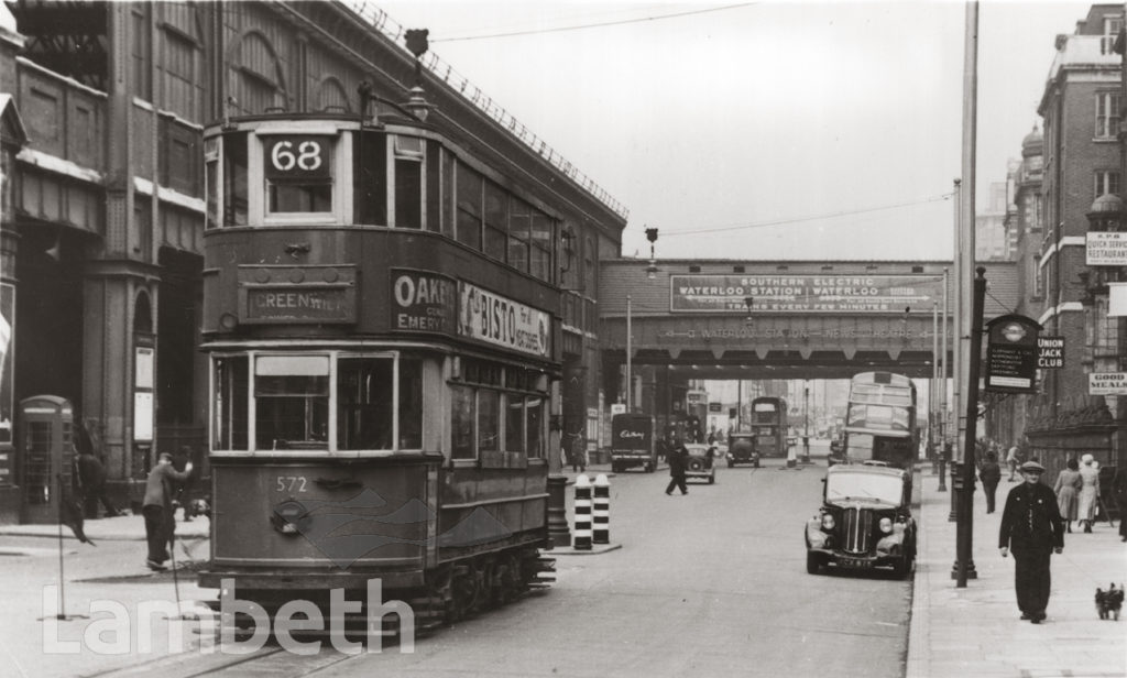 WATERLOO TRAM TERMINUS, WATERLOO STATION