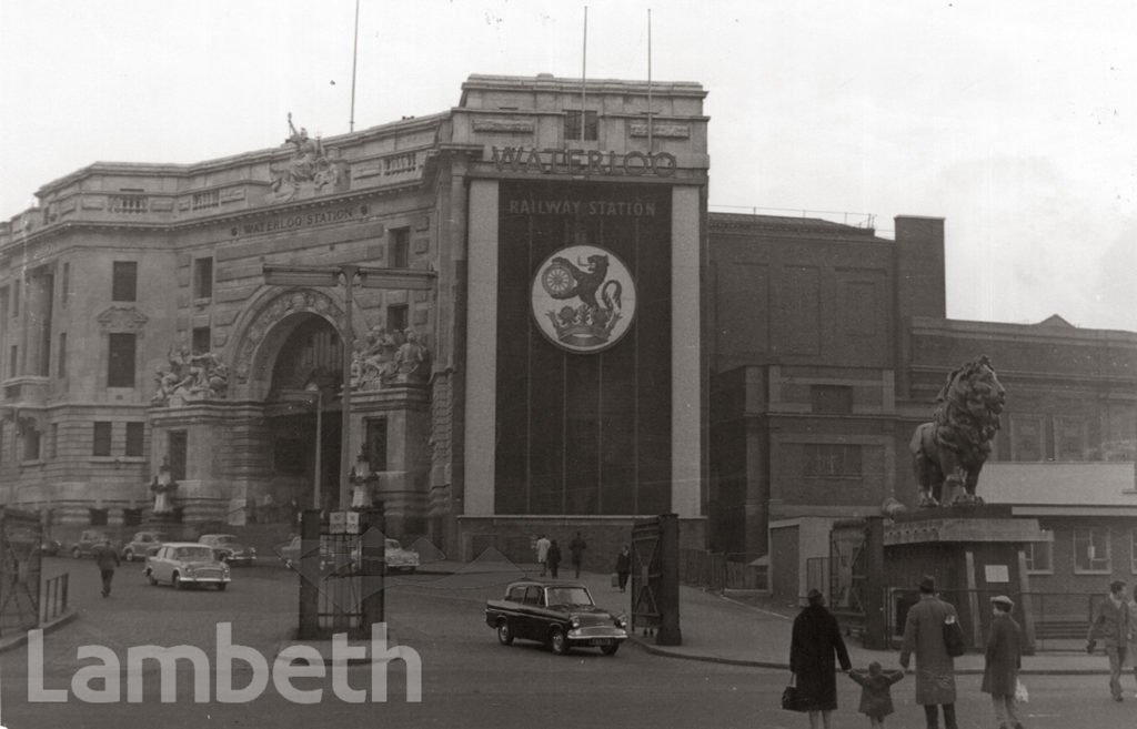 WATERLOO STATION AND SOUTHBANK LION, YORK ROAD, WATERLOO