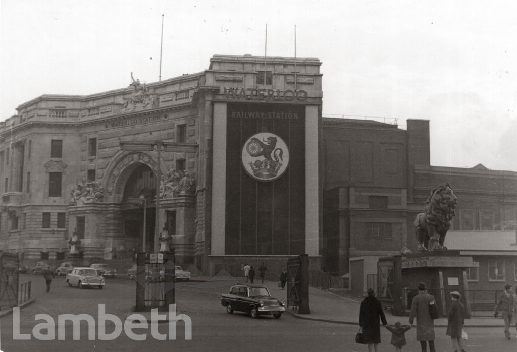 WATERLOO STATION AND SOUTHBANK LION, YORK ROAD, WATERLOO