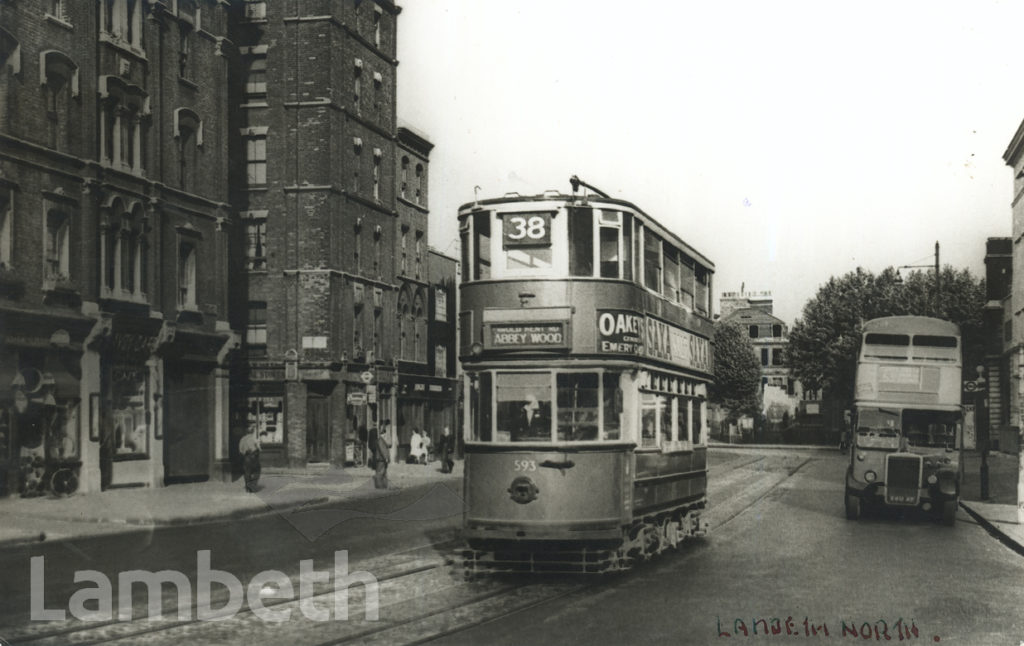 No.38 TRAM, WESTMINSTER BRIDGE ROAD, LAMBETH