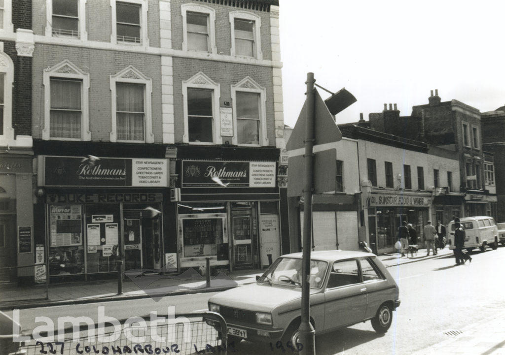 DUKE RECORDS, 227 COLDHARBOUR LANE, BRIXTON