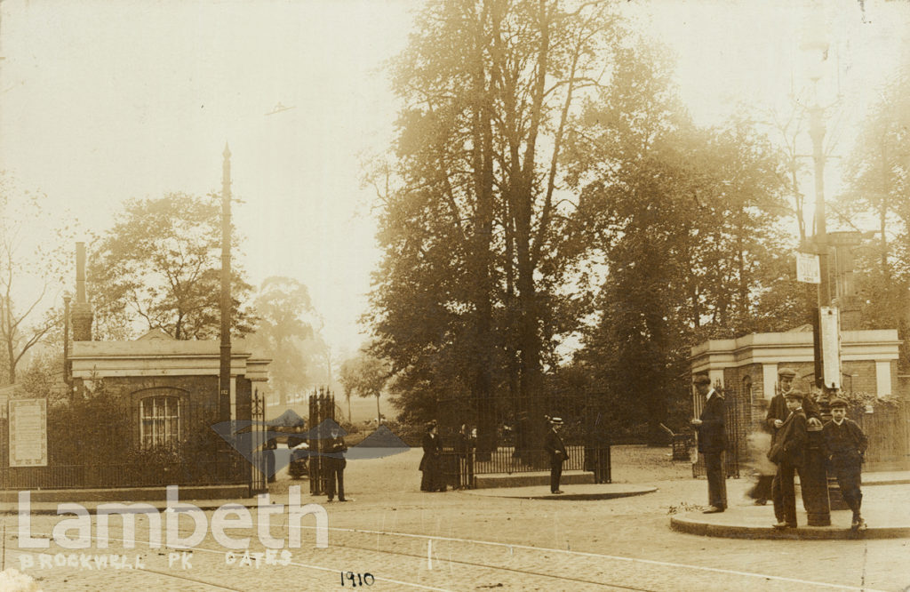 ENTRANCE GATES, BROCKWELL PARK, HERNE HILL