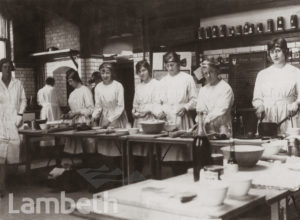 COOKING CLASS, NORWOOD INSTITUTE, KNIGHT'S HILL