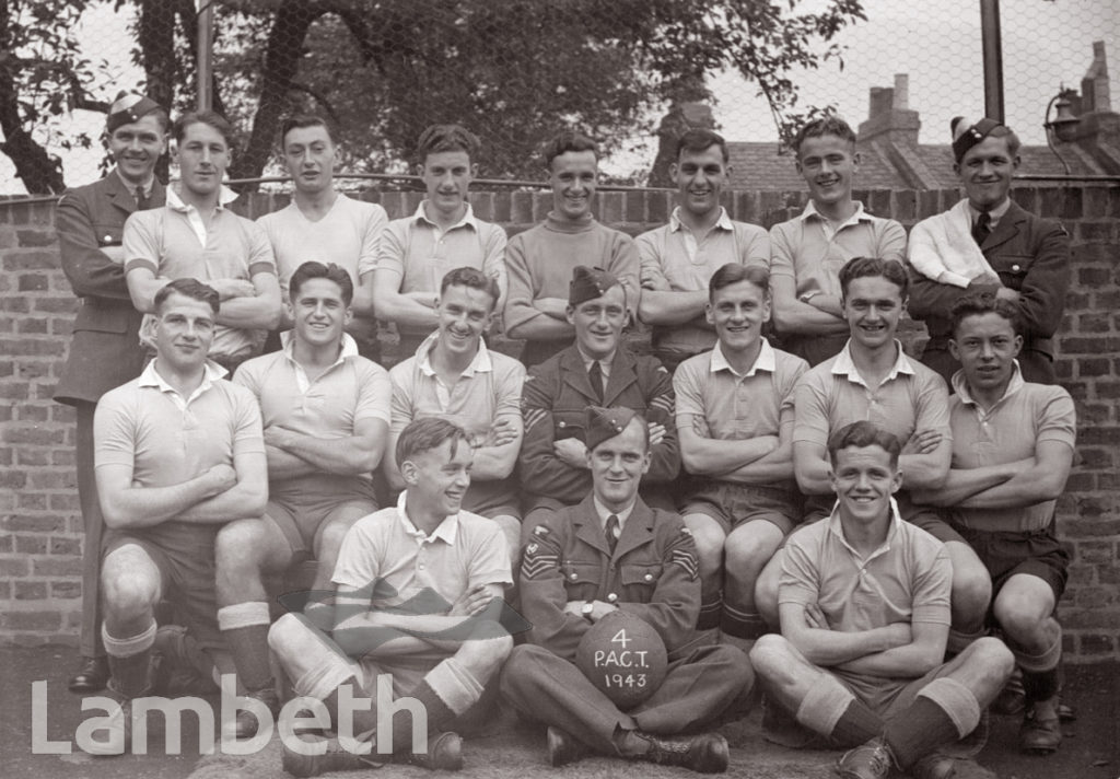 WWII FOOTBALL TEAM, NORWOOD TECHNICAL INSTITUTE, KNIGHT’S HILL