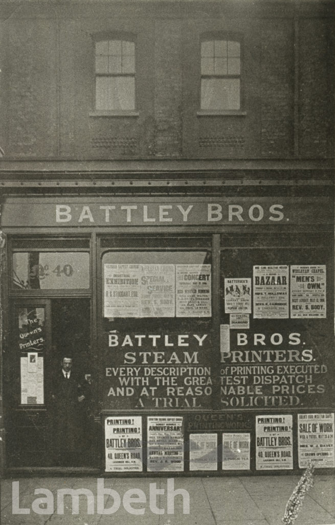 BATTLEY BROTHERS PRINTERS, 40 CLAPHAM