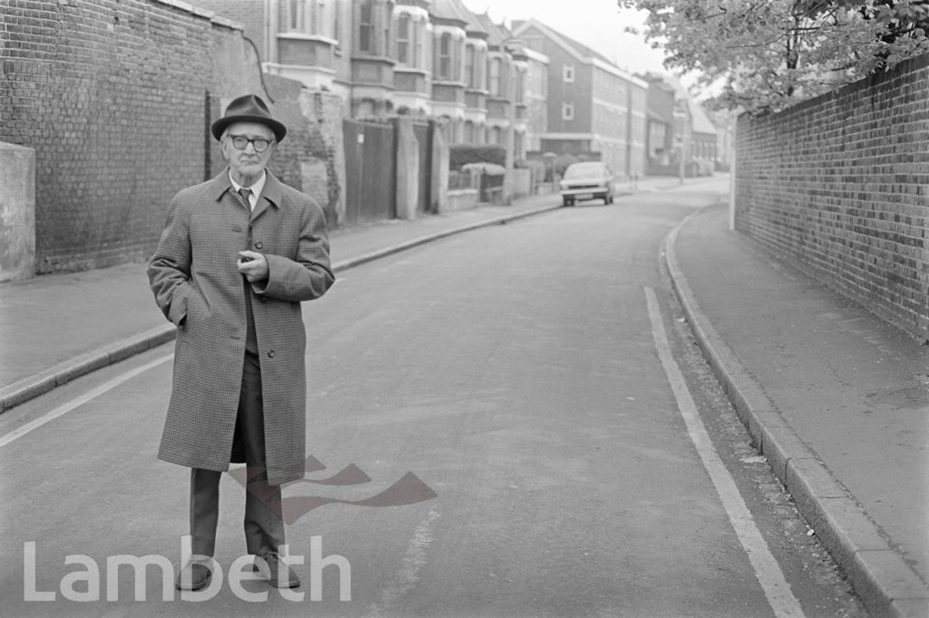 MAN IN STONHOUSE STREET, CLAPHAM