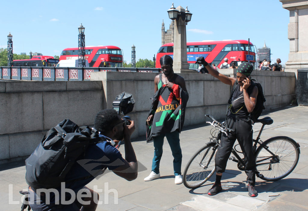 BLACK LIVES MATTER PROTESTERS, LAMBETH BRIDGE