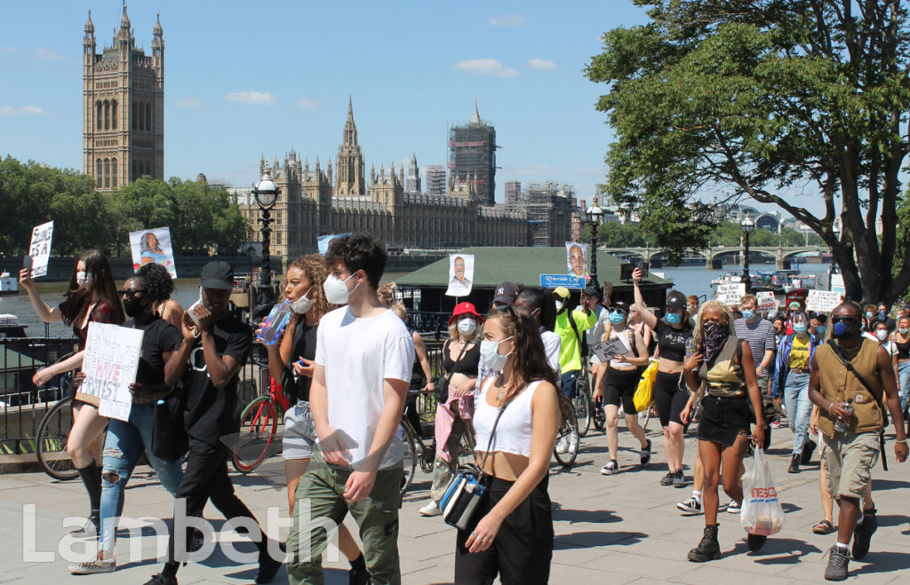 BLACK LIVES MATTER PROTEST, LAMBETH PALACE ROAD