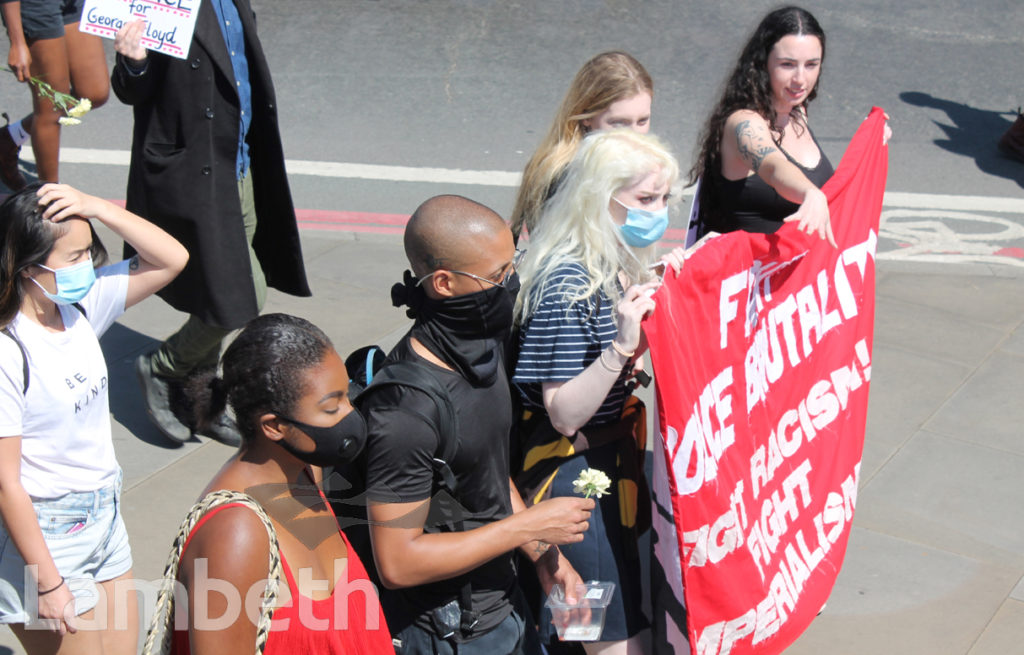 BLACK LIVES MATTER PROTESTERS, ALBERT EMBANKMENT