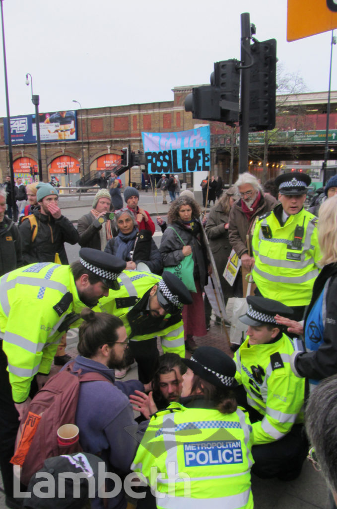 EXTINCTION REBELLION PROTEST, VAUXHALL