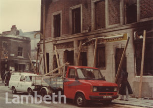 THE GEORGE PUBLIC HOUSE POST-RIOTS, RAILTON ROAD, BRIXTON