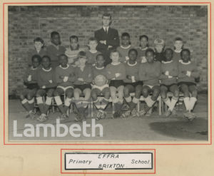 EFFRA PRIMARY SCHOOL FOOTBALL TEAM, EFFRA PARADE, BRIXTON
